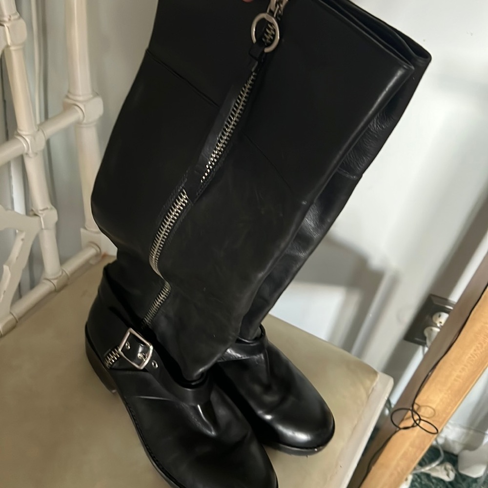 Coach soft leather Jolene boots- size 10